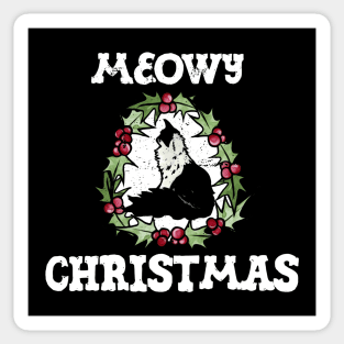 Meowy Christmas Sticker